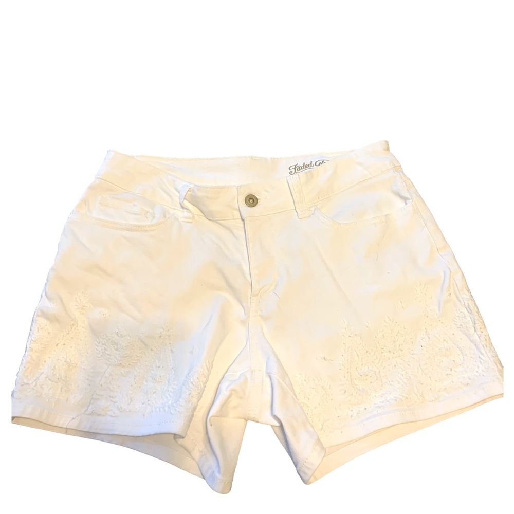 🖤Faded Glory Women's Shorts. EUC Mid High Waist. Size 8. YOU PICK 2 4 UR Bundle.